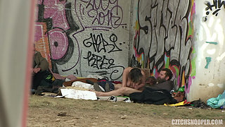 Czech Snooper 10 Outdoor Couple Sex on Camera - Zero Shame!