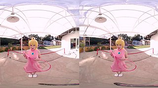 MARIO TENNIS ACES: PRINCESS PEACH A XXX PARODY: Blowjob, Doggy  Cowgirl VR Porn