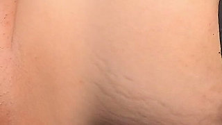 Stepmom Takes off the Condom - Cream Drops an Pussy