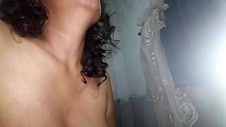 Step Mother's Sexy Dress Makes Step Son Take His Dick Out
