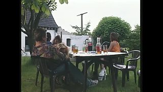 Vintage Threesome Party: MILF Jean-Pierre Armand Gets Fucked & Blown in Classic German Sex