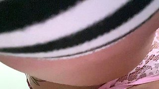 Solo Latina masturbating in panties