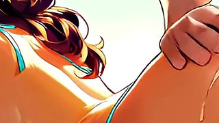 I Asked the Lifeguard for Sunscreen. He Fucked Me on the Sand Instead. - Uncensored Hentai