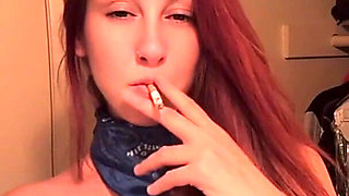 Artemisia Love Smoking a Cigarette Wearing a Sexy Bikini