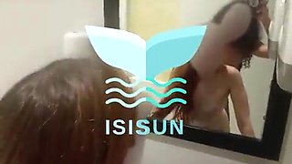 Lecturer and his schoolgirl go into the shower to have fuck-a-thon