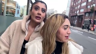 Public Nudity Cum Stroll with Her Man