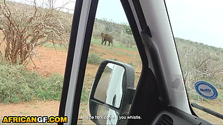 Gorgeous Black GF Hungry For Cock Begs To Be Fucked In The Back Of The Van