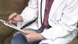Dr. Drake Fixes Anna's Back with a Creampie