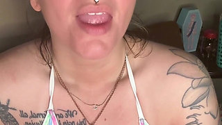 Chery Trees Smoking in a Bikini