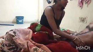 Desi Couple Hot Bedroom Sex - Amateur Indian Blowjob & Cowgirl Doggy Style