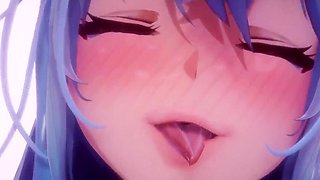 Konosuba sex with much sperm and sucking