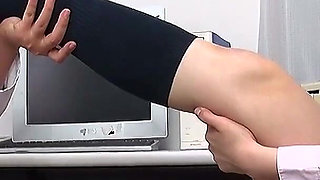 Lesbian Mirei Aikawa Cures Shizuku Tsukino by Licking Her Feet! - Foot Fetish