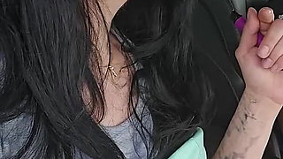 Vaping During Naked Driving Car