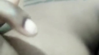 Rubbing Fingering My Wet Big Labia Pussy