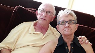 Horny Granny Amateur Gangbang