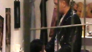 Mexicana blowjob with her big boobs