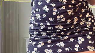 Guided Handjob! Trying on Dresses, Twerking, Asking for a Lot of Handjob Until You Fill My Ass with Milk