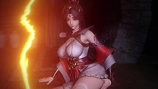 3D Super Horny Slut Asian Babe Got Fucked so Hard Big Dicks
