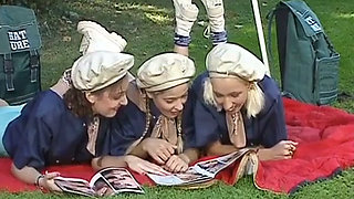 Girl Scounts From Germany Are Here to Fuck Together with Strapon