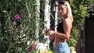 Big Boobed Lesbian French Sluts Having Fun by the Pool