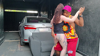 Right after the dance I throw him on the couch and make him fuck my ass