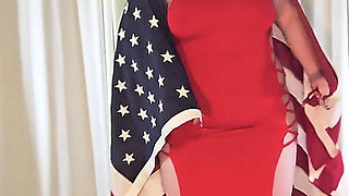 Tall Thick BBW Tries on World Cup Outfits