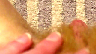 Masturbation From Female POV with Hairy Pussy