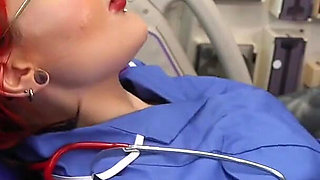 Nurse Ruby's Degrading Vaginal Exam: Pierced Slut Rosa Inspected, Stretched & Broken in Medical Room