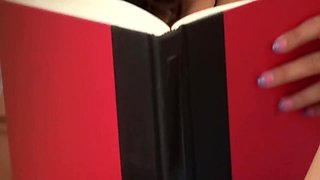 horny teen lets pervert step-brother watch her