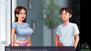 Summertime Saga - This is how I began gobbling my step-mother