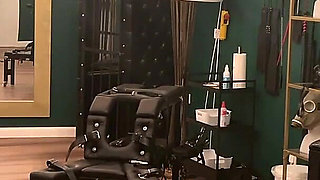 Hot Fetish Session with Dominant Babes and Submissive Stud