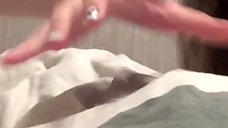 A Horny Rider Brought Herself to Orgasm with the Help of a Pillow