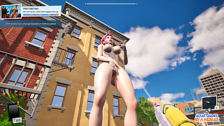Giant Waifu Wash Simulator Gameplay Part 1 - First Cleaning Job for Vellory