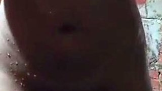 Cute amateur brunette naughty in solo jerking show on camera