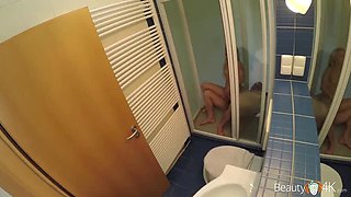 Blonde Babe Pays Rent With Blowjob and Hardcore Fucking