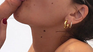 Mina Javed in the Bathtub - Intensive Blowing Technique in 1 Minute!