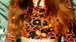 Feline Nails Having Fun with Balloons