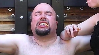 Human Ashtray Garden Installation
