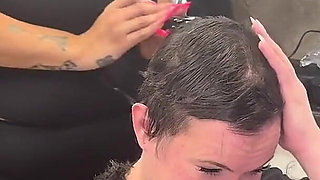 Shaving Quinn’s Head
