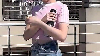 Freyjaxtreme Asks Her Neighbor to Open Her Asshole