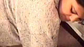Mature Brunette MILF Takes Deep Anal While Caned