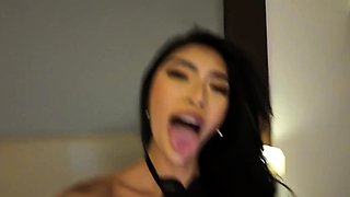 Crazy Anal Dick Riding With Singapore Lily