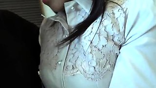 Japanese teen oil fingering her tight pussy