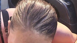 Sexy MILF Admits to Wanting 4 Cocks at Once She Sucks Him Twice and Cums so Many Times so Much Cum in Public
