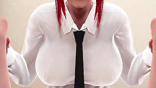 Makima Dominate and Fucks Denji (chainsaw Man)