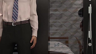 Hot Office Lady Boss Fucked and Creampied by a Playboy
