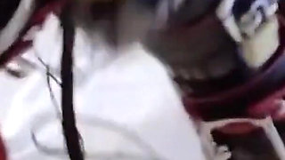 Mz12 - Latex-bound Puppy Vibrates to Reach Orgasm