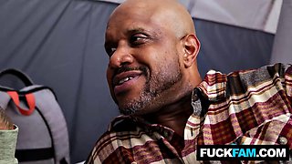 Steamy Stepmom Destiny Mira Gets Her Big Butt Pounded Hardcore During Sneaky Family Camping Fuck with Ste