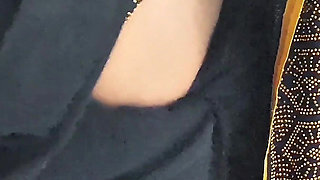 Hot Indian Desi Aunty Sex in Black Saari