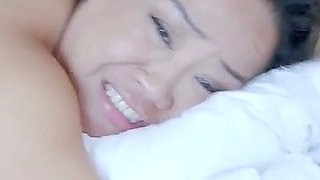 Curvy Asian Mature with Big Tits Get First Interracial MMF 3some